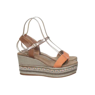 Wedges (Brown, Orange) from Ella Cruz