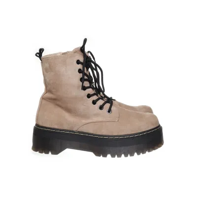 Laced boots (Beige) from Lucky Shoes