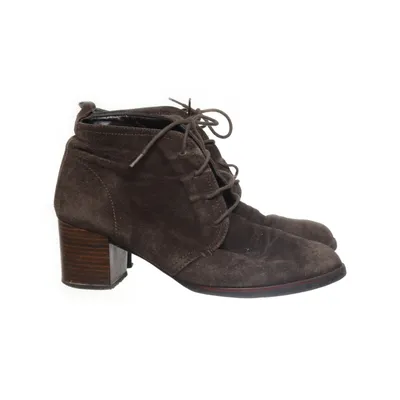 Heeled boots (Brown) from Fraiche Leather