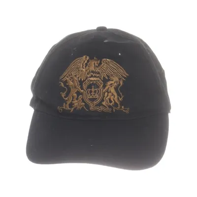 Honkbalpet (Zwart, Goud) van Queen Katoen