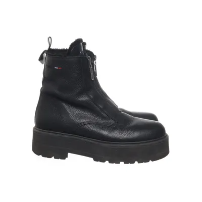 Ankelstøvler (Sort) fra Tommy Hilfiger Jeans Læder