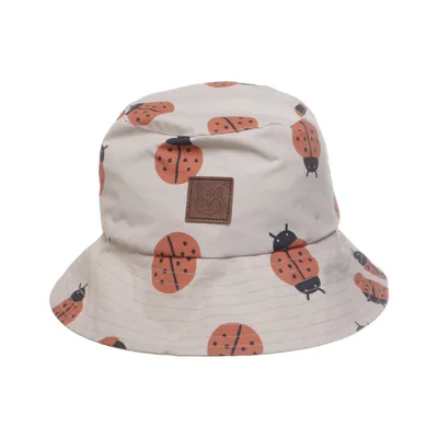 Bucket hat (Beige, Rood) van Kuling Polyester