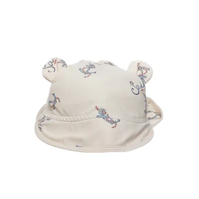 UV-keps (ASTER BEAR SUN HAT GRS) från Konges Sløjd Elastan, Polyuretan, Återvunnen polyester