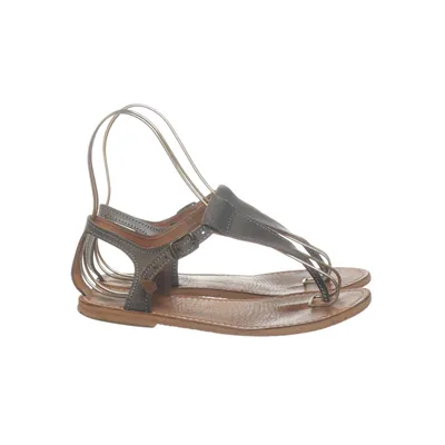 Sandals (Green, Brown) from Cuir Veritable Leather