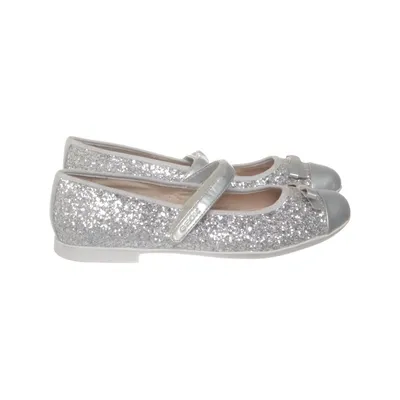 Ballet flats (Silver) from Geox Leather