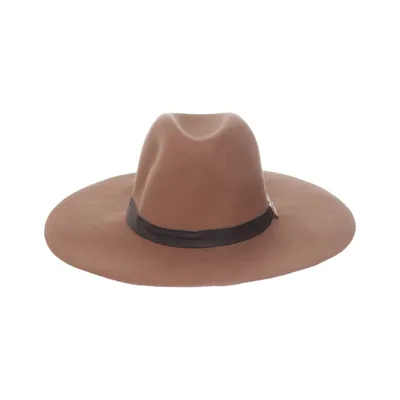 Vilten hoed (Bruin) van River Island Wol