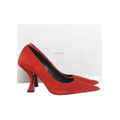 Pumps (Red) from By Far Leather