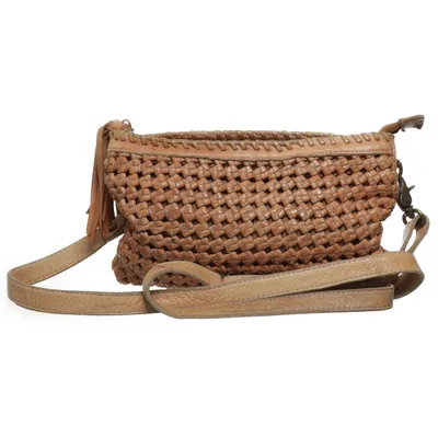 Axelremsväska (Beige) från Unmade Copenhagen Bomull, Skinn