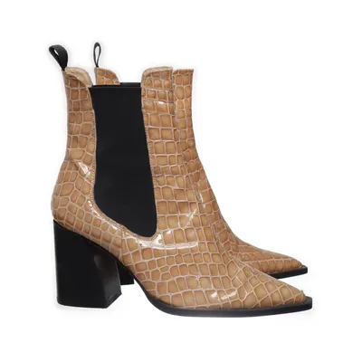 Chelsea boots (Brun, Sort) fra Topshop Læder