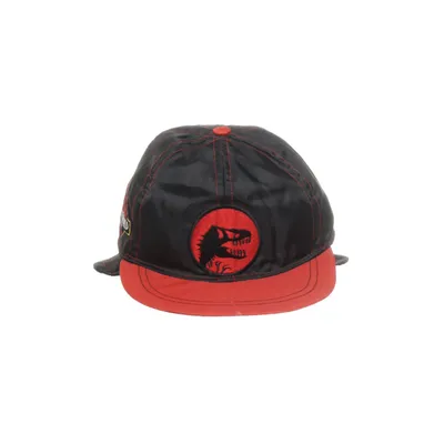 Cap (Black, Red) from Jurassic Park Nylon
