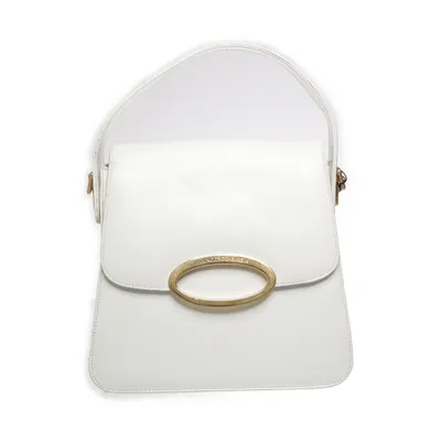 Handväska (Vit, Guldfärgad) från Francesco Biasia Skinn
