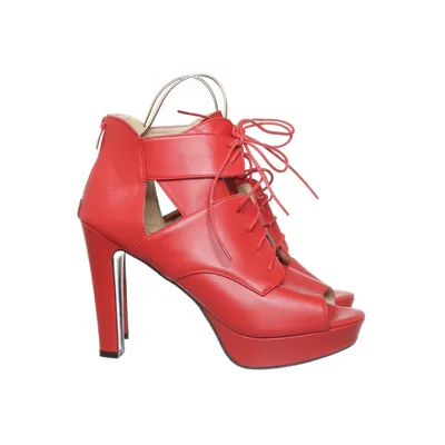 High heel sandals (Red)