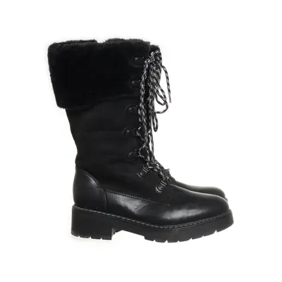 Laced boots (Black) from Landrover Polyester