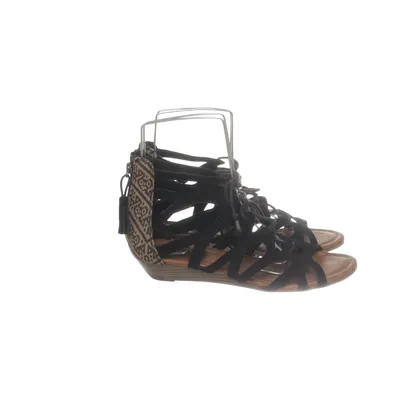 Sandalen (Zwart, Beige, Meerkleurig) van Minnetonka Leer