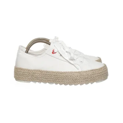 Canvas shoes (White, Beige) from Even & Odd