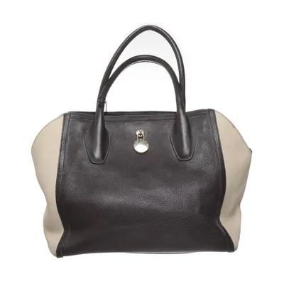 Handbag (Brown, Beige) from Furla Leather