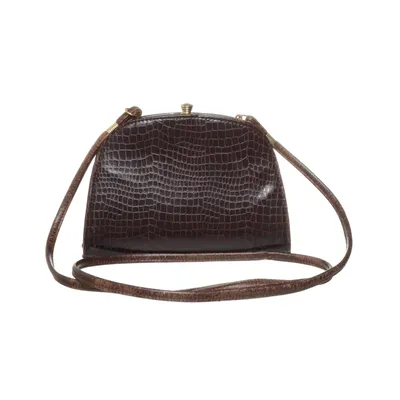 Shoulder-bag (Brown, Gold) from Jane Shilton