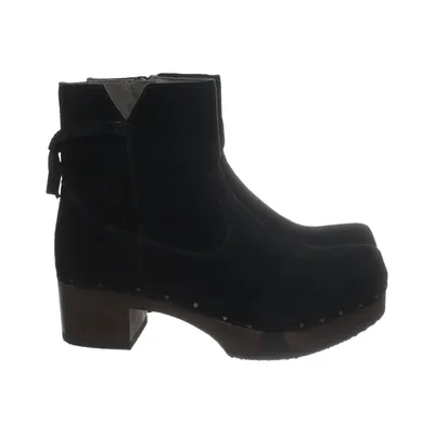 Heeled boots (Black) from SOFTCLOX Leather