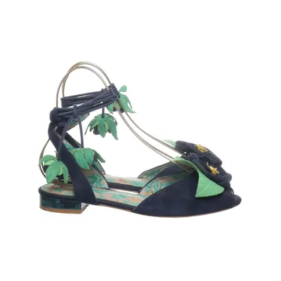 Sandals (Blue) from Miss L-Fire Leather