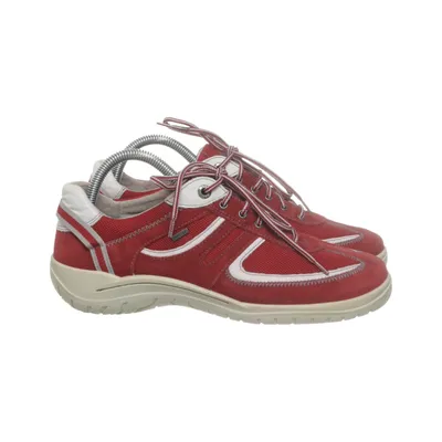 Sneakers (Red, White) from Legero Leather