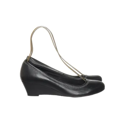 Wedges (Black) from Marco Tozzi Leather
