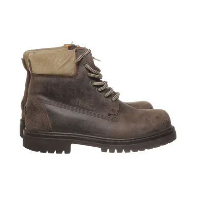 Laced boots (Brown) from Ellesse Leather
