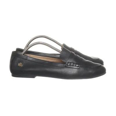 Loafers (Zwart) van Lauren Ralph Lauren Leer