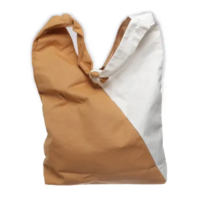 Sac en toile (Marron, Blanc) de Sensai Coton, Polyester recyclé