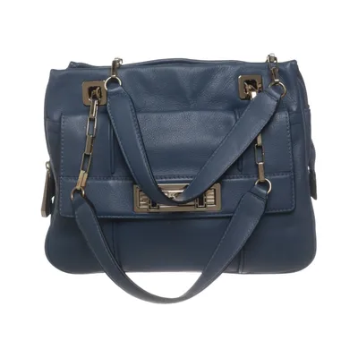 Sac à main (Bleu) de Elise Cuir, Polyester