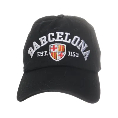 Baseballkeps (Svart) från Barcelona Bomull