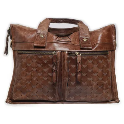 Computer bag (Brown) from Giorgio Armani