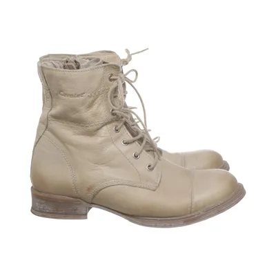 Laced boots (Beige) from Cavalet