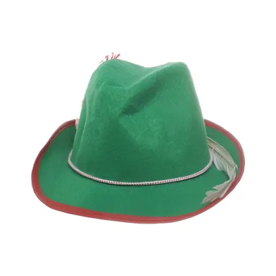 Fedorahatt (Grön, Röd)