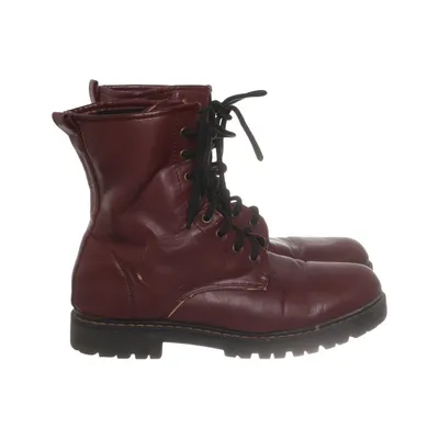 Laced boots (Red) from DinSko