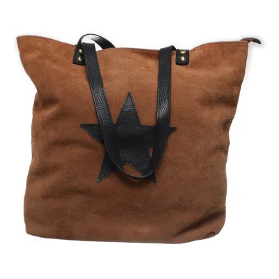 Handväska (Brun, Svart) från Borse in Pelle Skinn