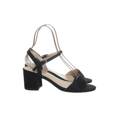 High heel sandals (Black) from La Bottine Souriante