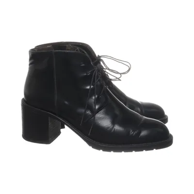 Bottes à talons (Noir) de Parisienne Cuir