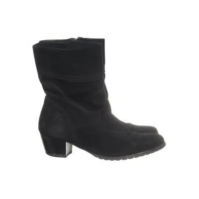 Heeled boots (Black) from Luftpolster Suede