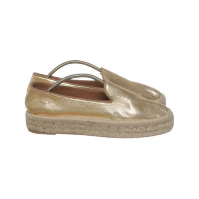 Espadrilles (Goud) van Marenas Leer