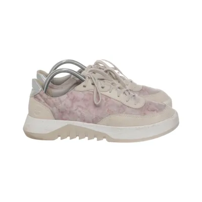 Sneakers (Pink, Beige) from Timberland Leather