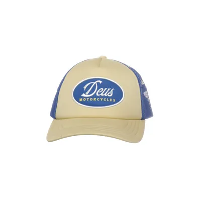 Trucker cap (Blå, Beige) fra Deus Polyester