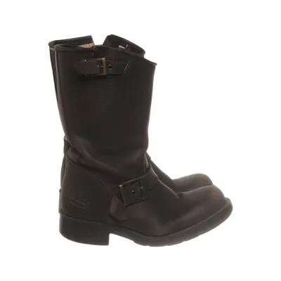 Chaussures de moto (Marron) de Johnny Bulls Cuir
