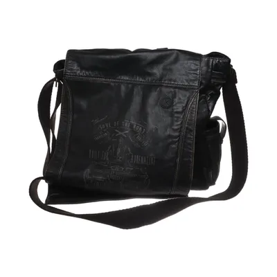 Schoudertas (Zwart) van Harley Davidson Katoen, Leer