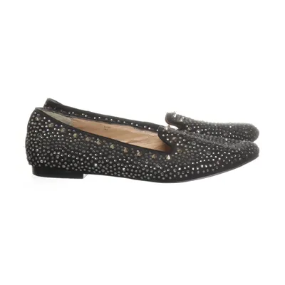 Loafers (Black, Silver) from Steve Madden