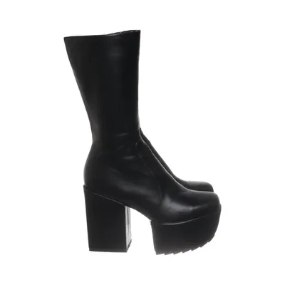 Heeled boots (Black) from Lamoda
