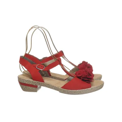 Sandalen (Rood, Beige) van Rieker Leer