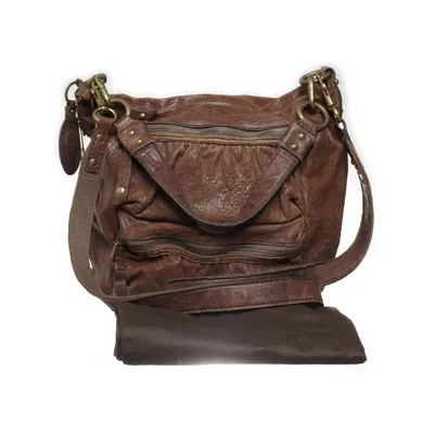 Schoudertas (Bruin) van Fossil Leer