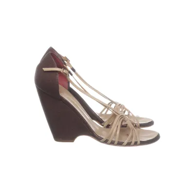 Chaussure compensées (Marron, Beige) de Escada