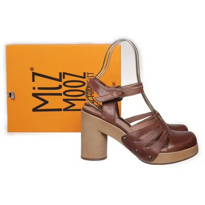 Sandaletten (Bruin) van Miz Mooz Leer