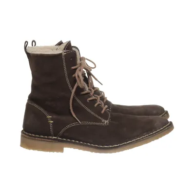 Laced boots (Brown) from Zign Leather